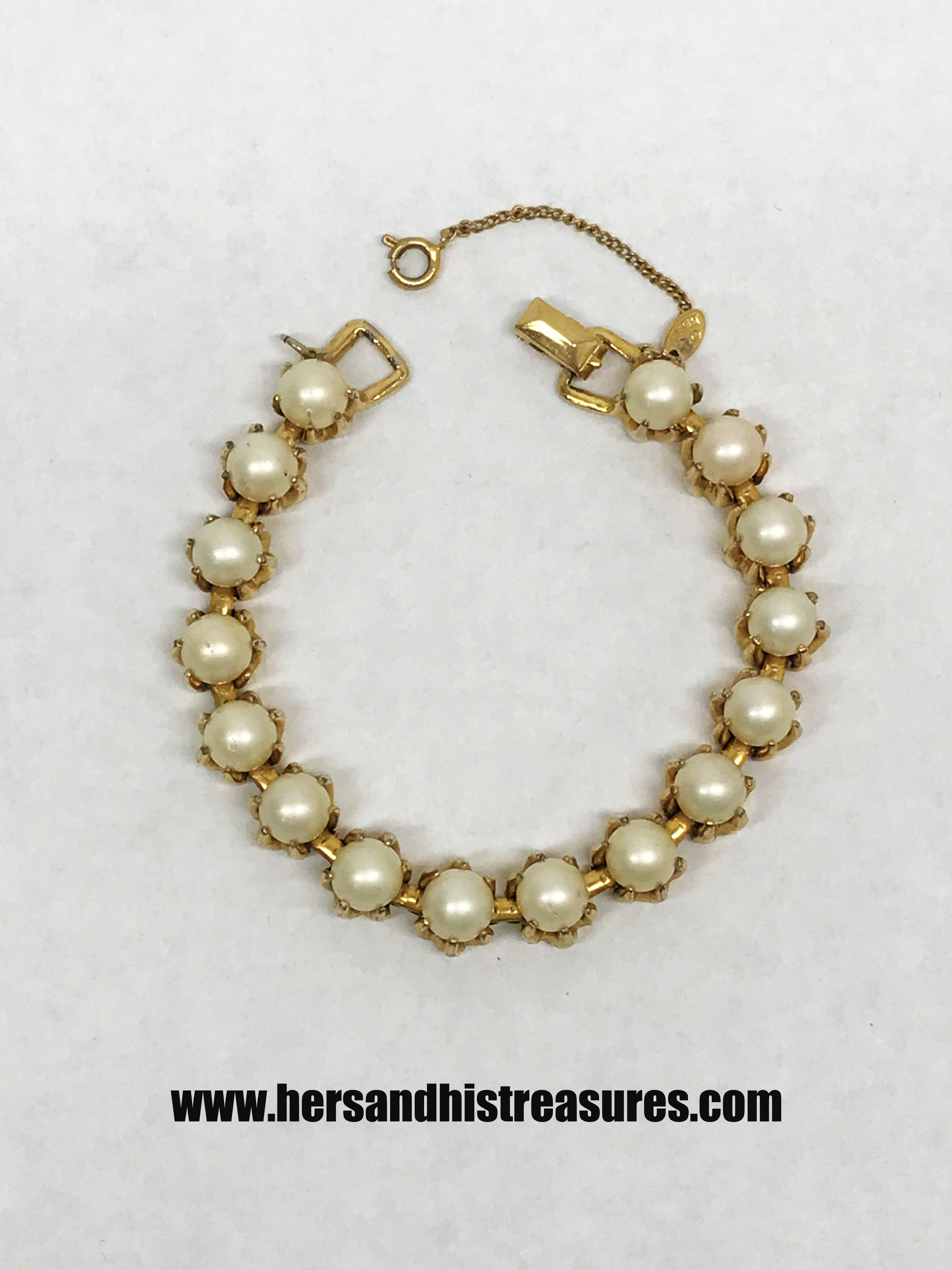 Kessaris 2-piece Watch and Faux Pearl Bracelet Set - 20750847 | HSN